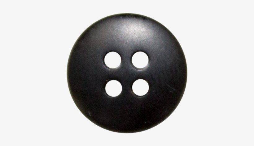 45 06 4d - 4 Hole Plastic Button Black, transparent png download