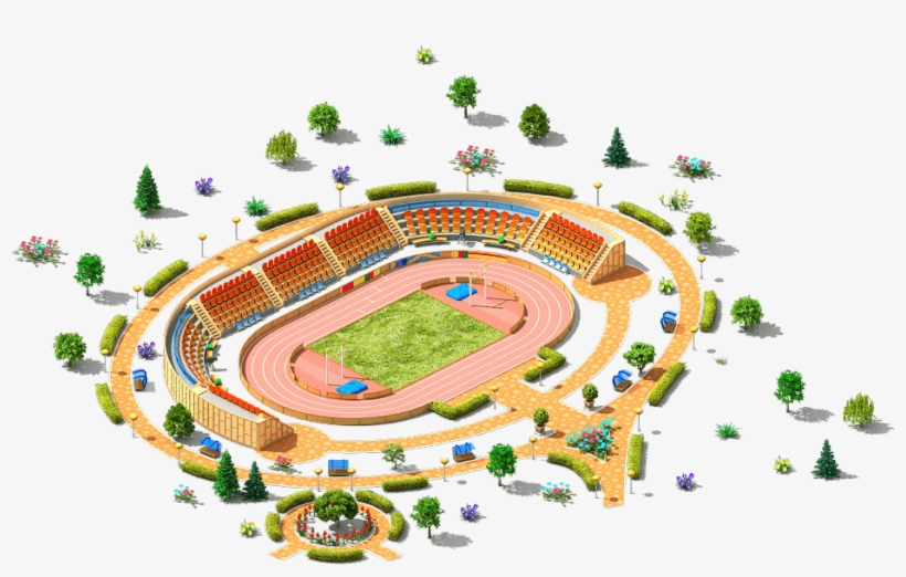 Light Athletics Arena Initial - Illustration, transparent png download