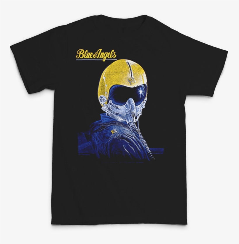 Blue Angels Helmet Head Tee - Blue Angels, transparent png download