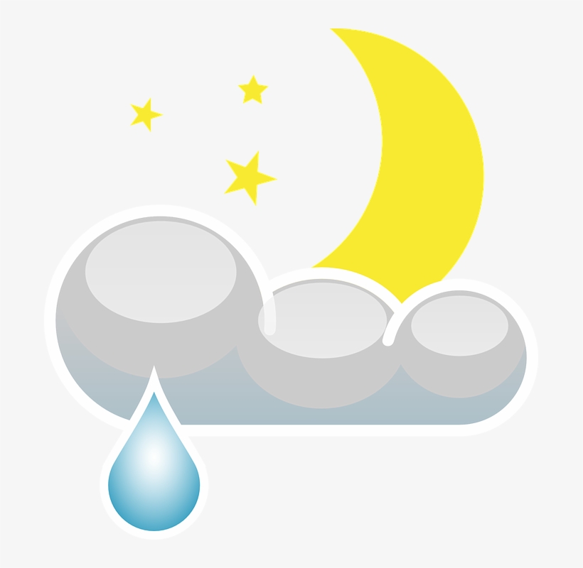 Night Rain Clip Art, transparent png download