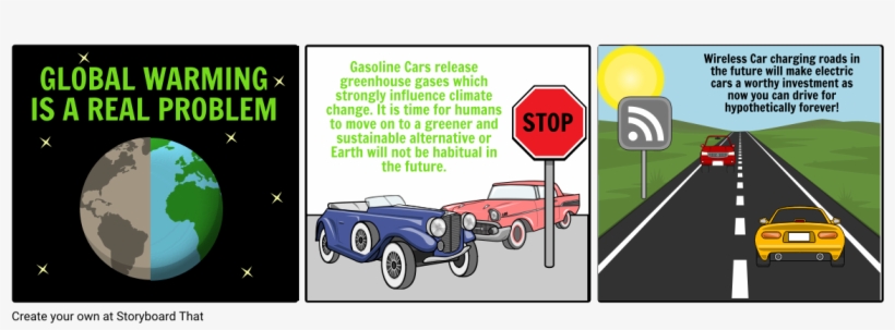 Design 1 Electric Cars - Electric Car And Global Warming, transparent png download