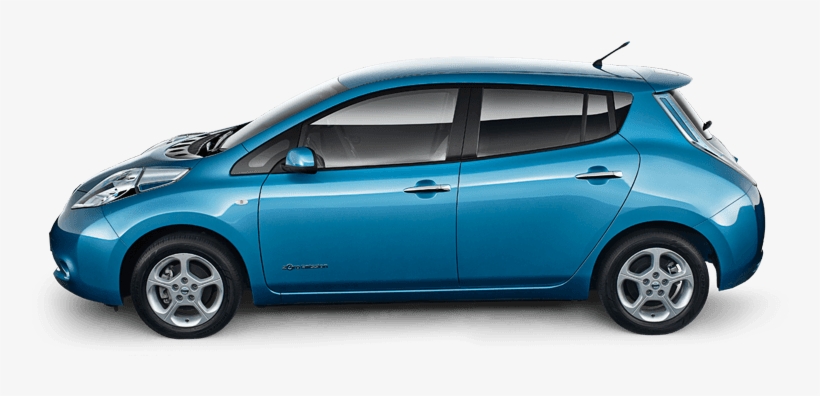 Our Electric Cars - Blue Electric Car Leaf, transparent png download
