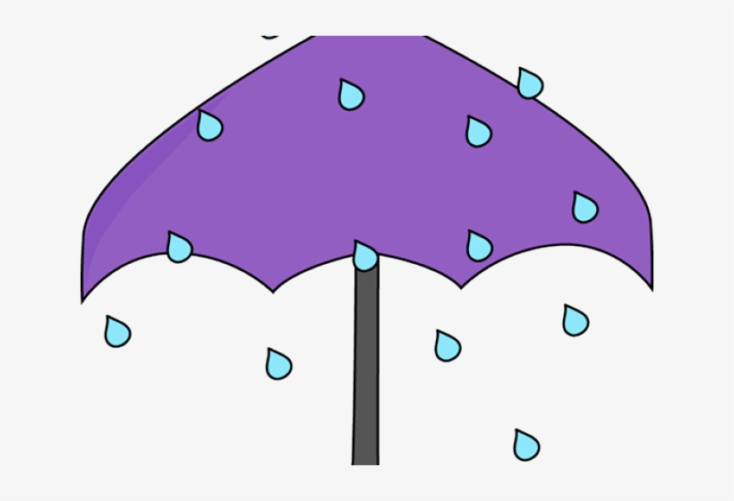 Rain Clipart Stormy - Rain Umbrella Clipart, transparent png download