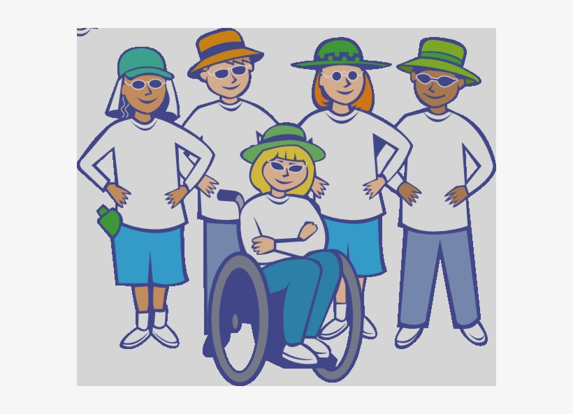 Person With Disability Clipart, transparent png download