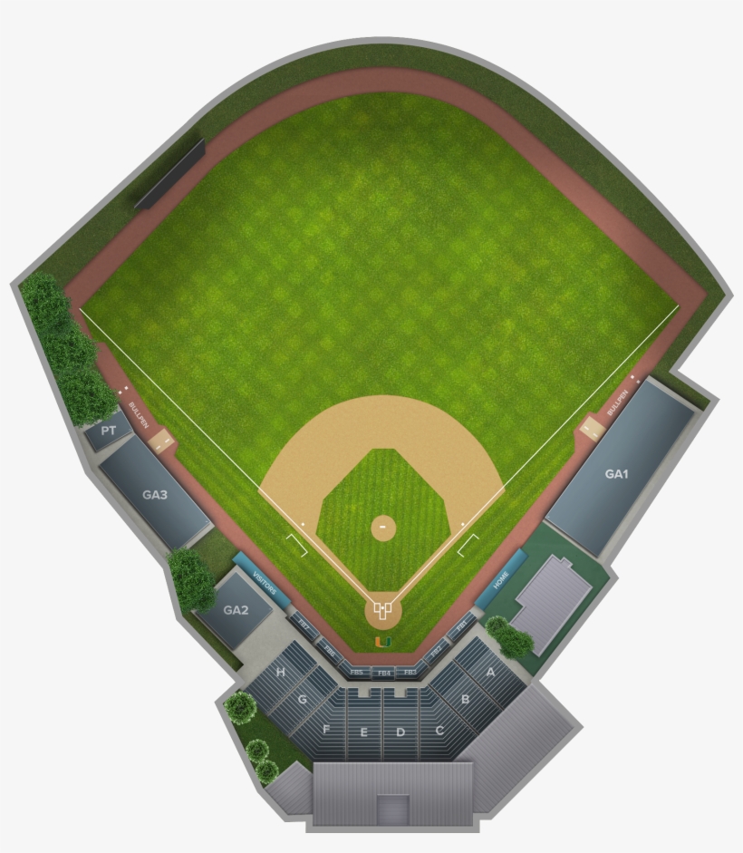 Boston College Baseball At Miami Baseball At Mark Light - Soccer-specific Stadium, transparent png download