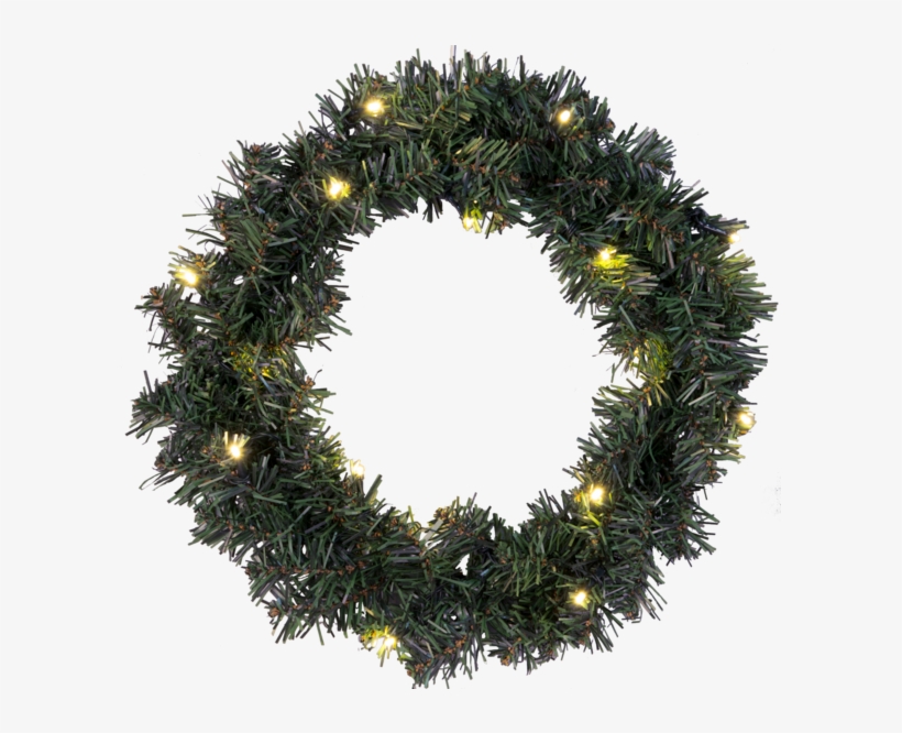 Wreath Alaska - Alaska Julkrans Led 38cm - Star Trading, transparent png download