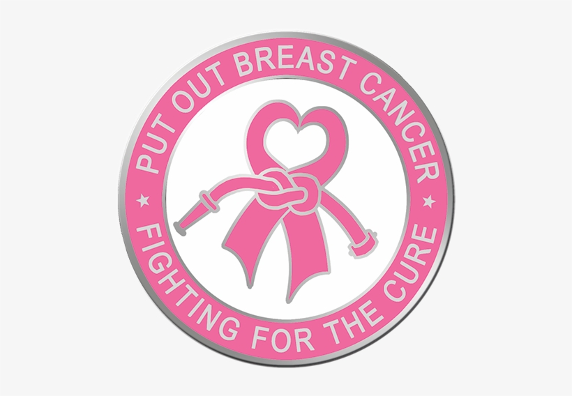 Pink Fire Breast Cancer Awareness Seal - Law Enforcement Breast Cancer, transparent png download