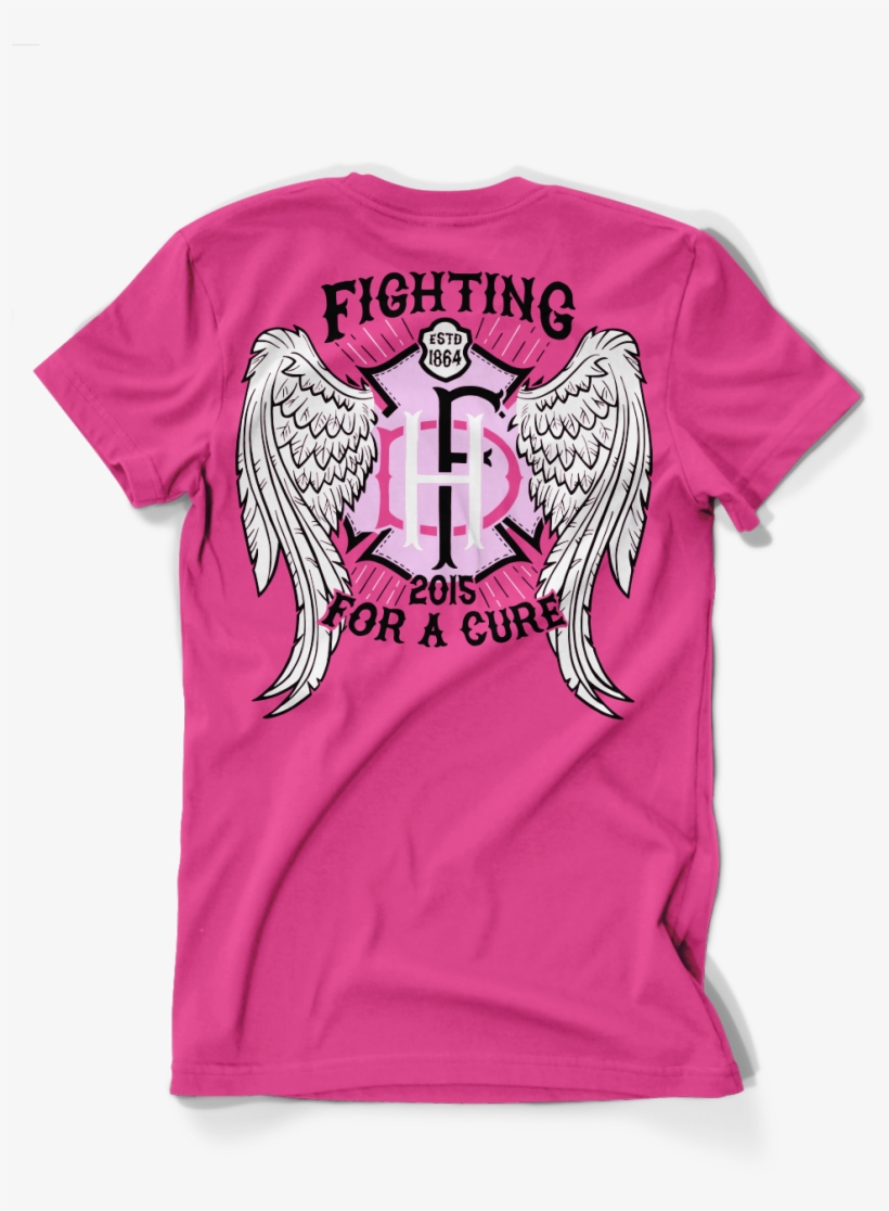 Hartford Fire Goes Pink Tee - Tričko S Otočnými Flitrami, transparent png download