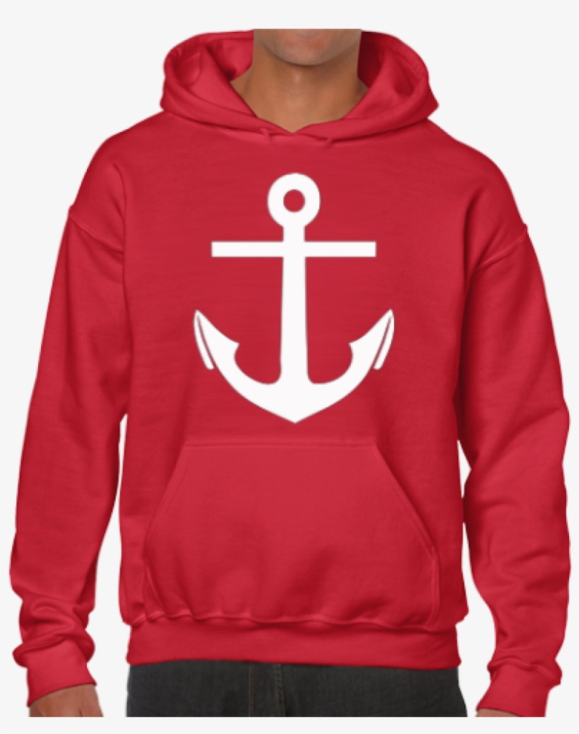Color - Red - Gildan Gildan Adult Hooded Sweatshirt, transparent png download