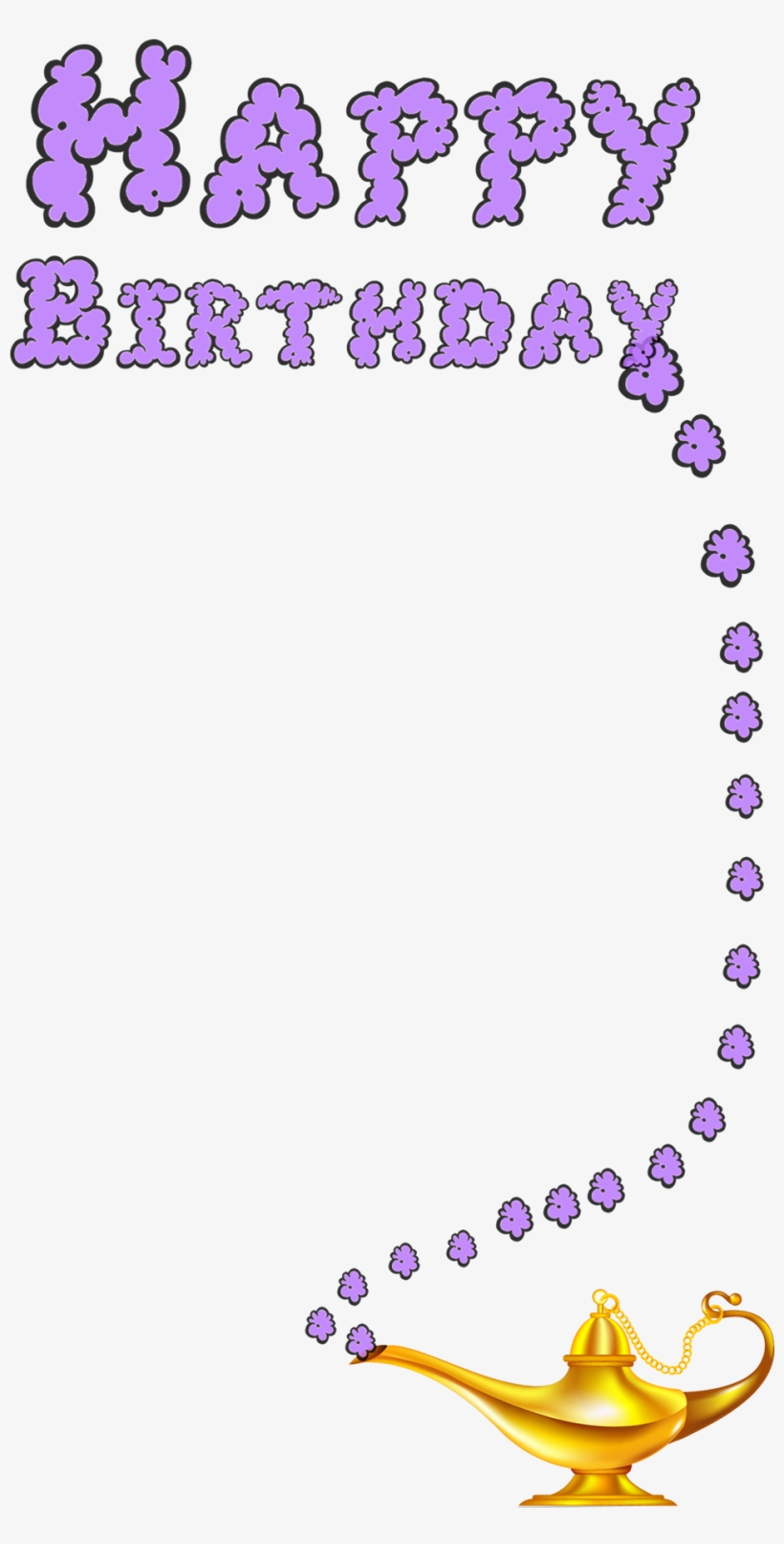 Happy Birthday Genie, transparent png download
