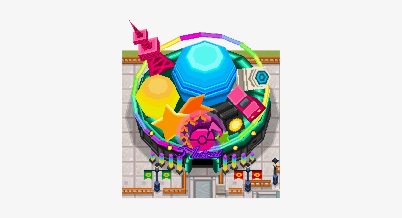 Edificio Musical Pokémon - Nimbasa City Gif, transparent png download