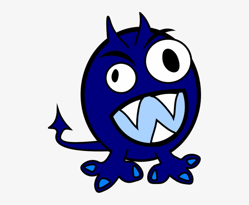 How To Set Use Blue Monster Svg Vector, transparent png download