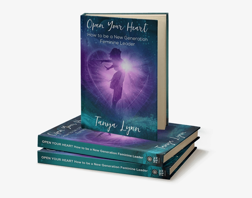 The Book Cover Of "open Your Heart - Feminine Book Cover, transparent png download