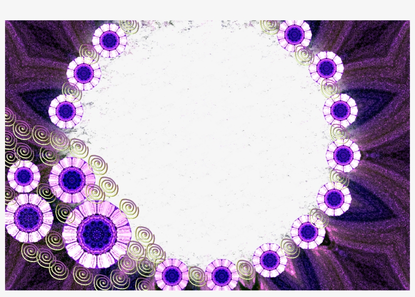 7 Star Chalk Frames, Valentine, Star, Flower, - Circle, transparent png download