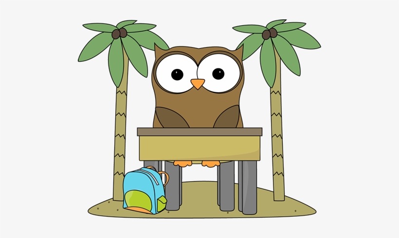 Owl Classrom Job Vacation Clip Art Owl Classrom Job - Summer Clip Art Owl, transparent png download