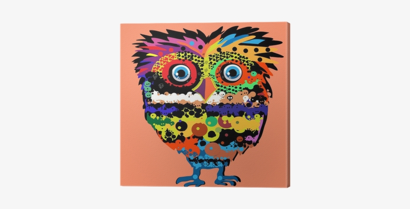 Owl, Vector Illustration, A Series Of Popular Hipster-characters - Art Print: Visu's Owl, Vector Illustration, Illustration, transparent png download