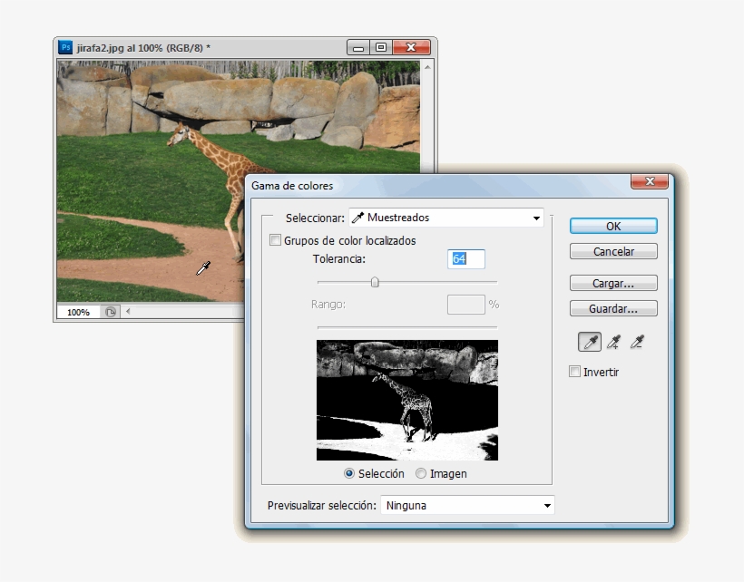 Ejemplo De Selección Por Gama De Colores - Adobe Photoshop, transparent png download
