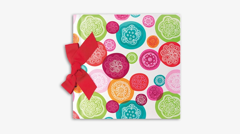 Libro Firmas Círculos De Color - Funky Circles Monogrammed Double Sided Hardboard Clipboard, transparent png download