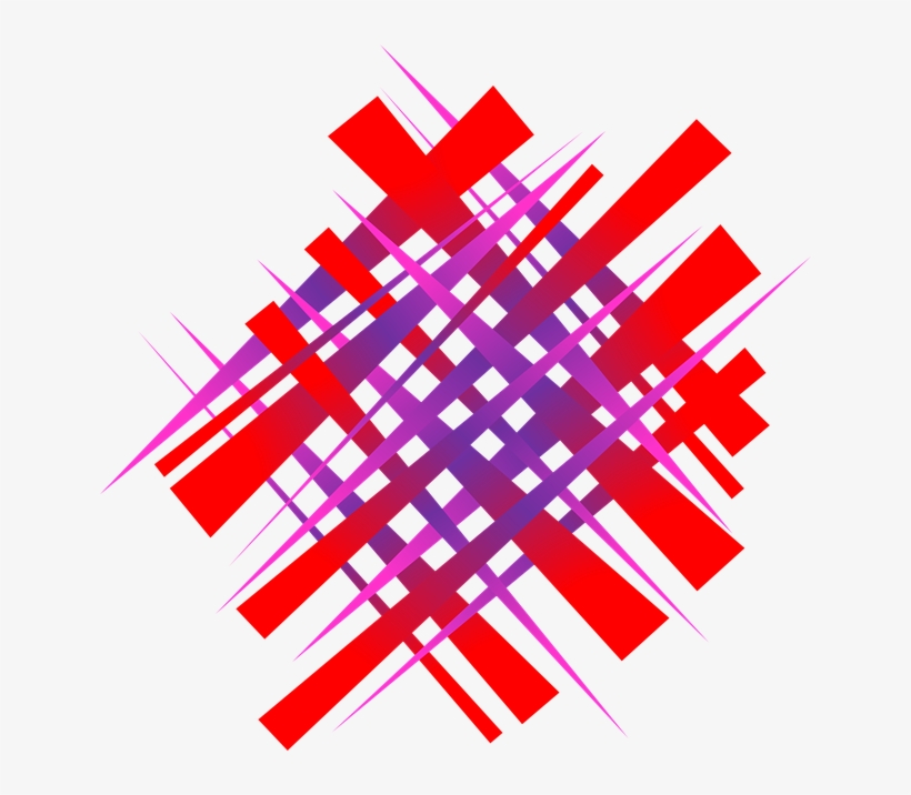 Tiras De Colores Entrelazadas - Gradient, transparent png download