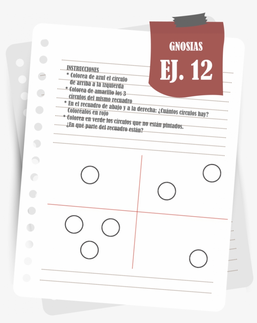 Círculos De Colores - Atención Dividida Ejercicios, transparent png download