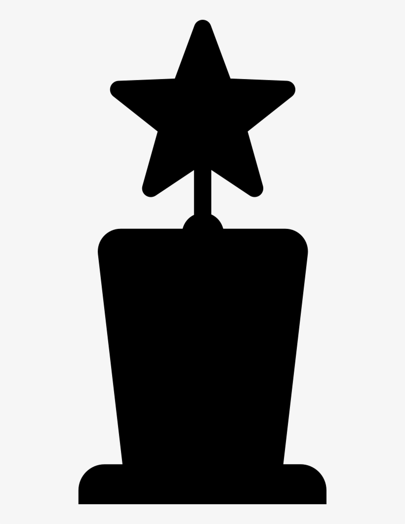 Award Star Trophy Shape Comments, transparent png download