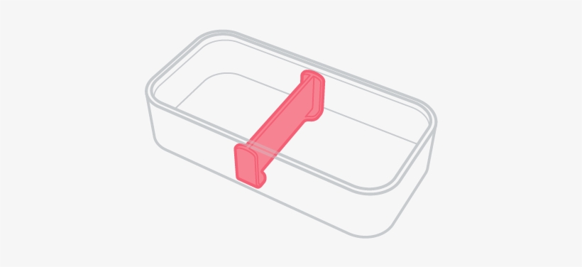 Food Cups & Dividers - Monbento Mb Original Bento Box, transparent png download