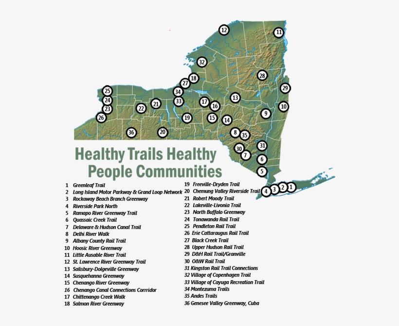 Hthp Map 2015 - New York State Map, transparent png download