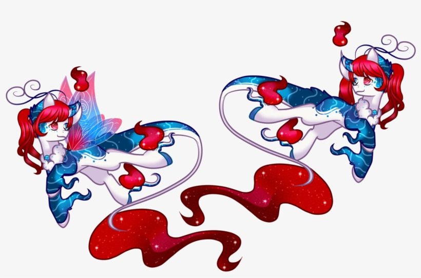 Absolitedisaster08, Female, Fey Foal, Heterochromia, - Cartoon, transparent png download