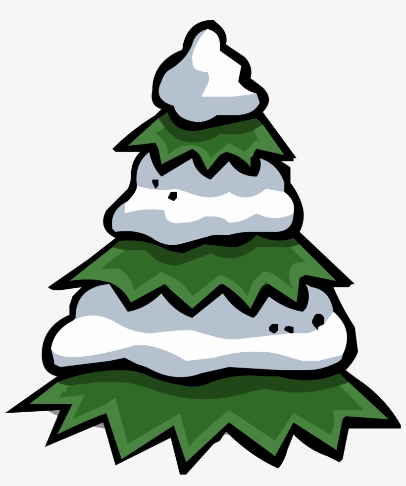 Snowy Tree Sprite Club Penguin Transparent Png 2271x2607 Free Download On Nicepng