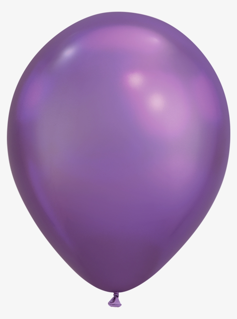 Latex Balloon Chrome Purple Png Purple Latex Balloons - New Latex Chrome Balloons, transparent png download
