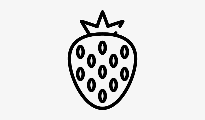 Big Strawberry Vector - Food, transparent png download