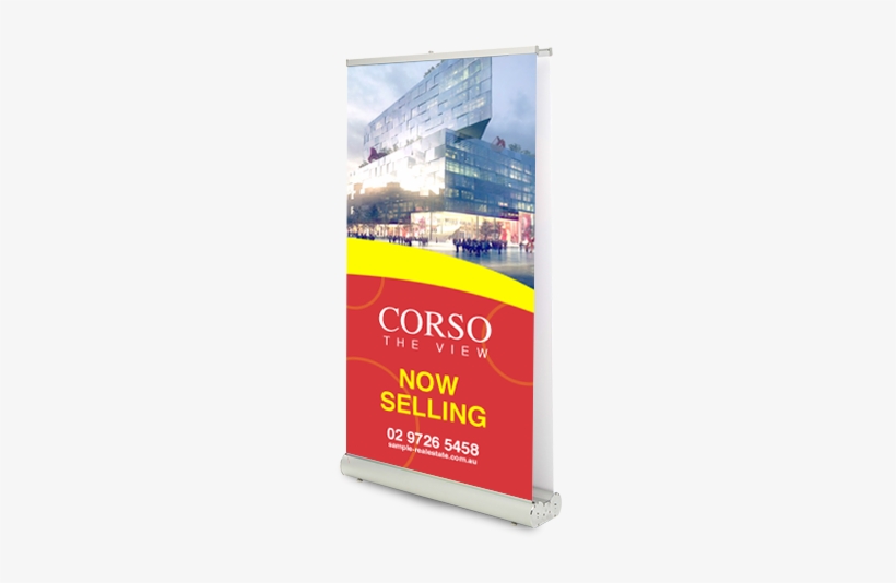 Double Sided Pull Up Banners - Banner, transparent png download