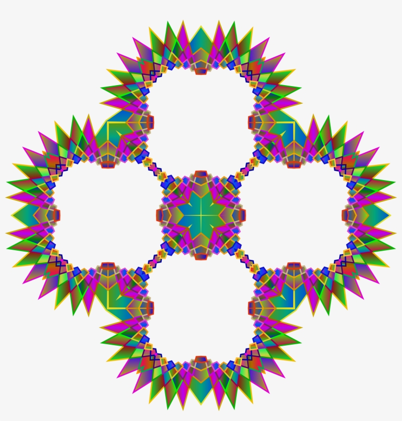 This Free Icons Png Design Of Prismatic Multipoint, transparent png download