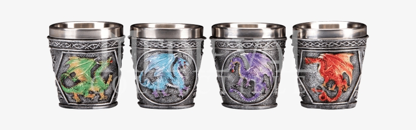 Fantasy Dragon Shot Glass Set - Shot Glass, transparent png download