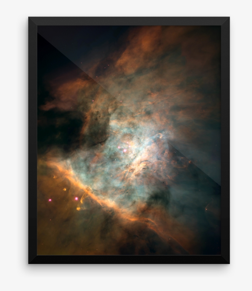 Star-birthing Region In The Orion Nebula - Clouds Of Dust And Gas, transparent png download