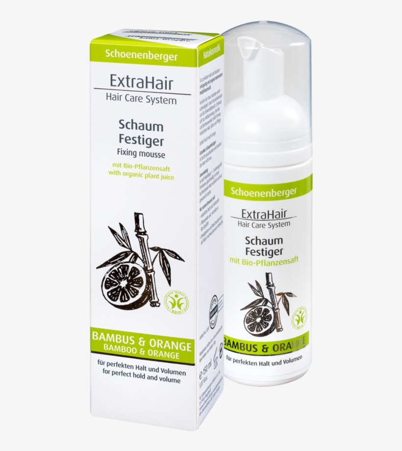 Schoenenberger Extrahair Fixing Mousse Bamboo &, transparent png download
