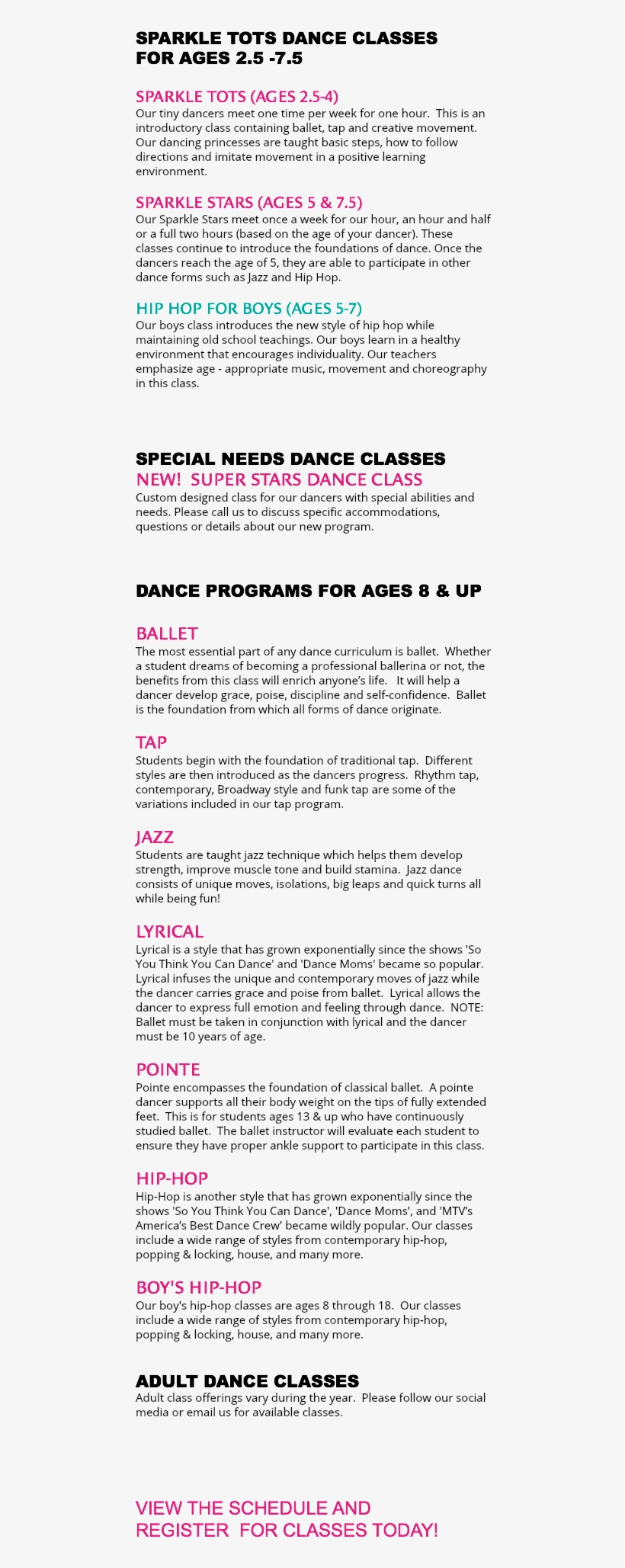 Sparkle Tots Dance Classes For Ages - Document, transparent png download