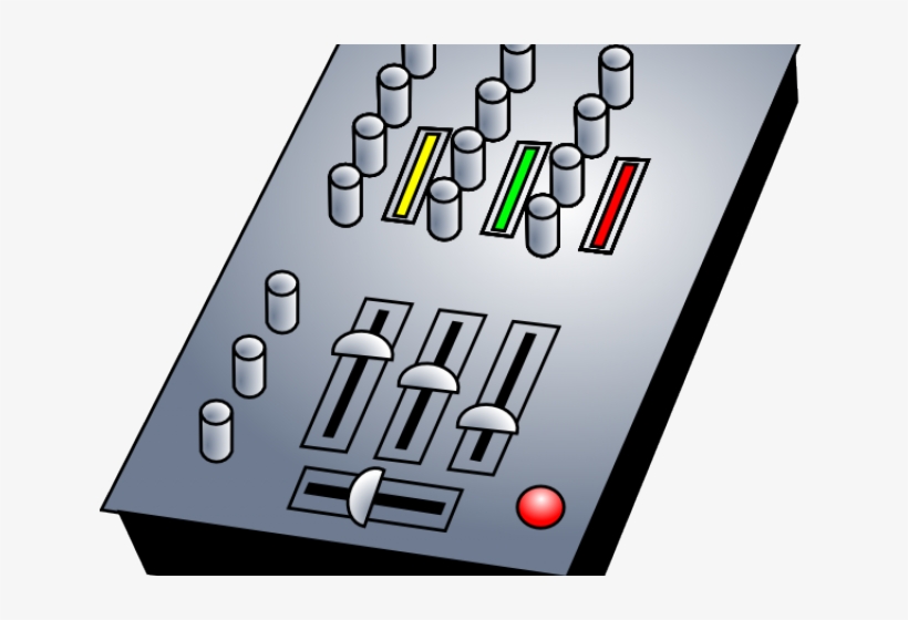 Dj Clipart Mixing Board - Dj Clip Art, transparent png download