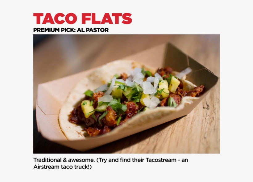 Menu - Taco Flats, transparent png download