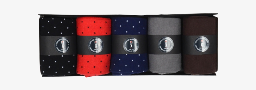 Men's Polka Dots Dress Socks Gift Box - Gift, transparent png download