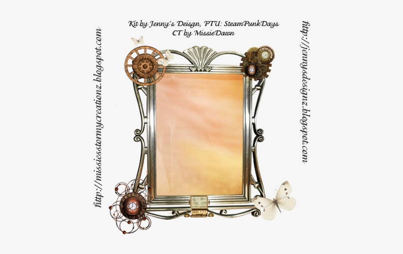 Steampunk Frame Png Missie's Stormy Creations - Tube Png Cluster Steampunk, transparent png download