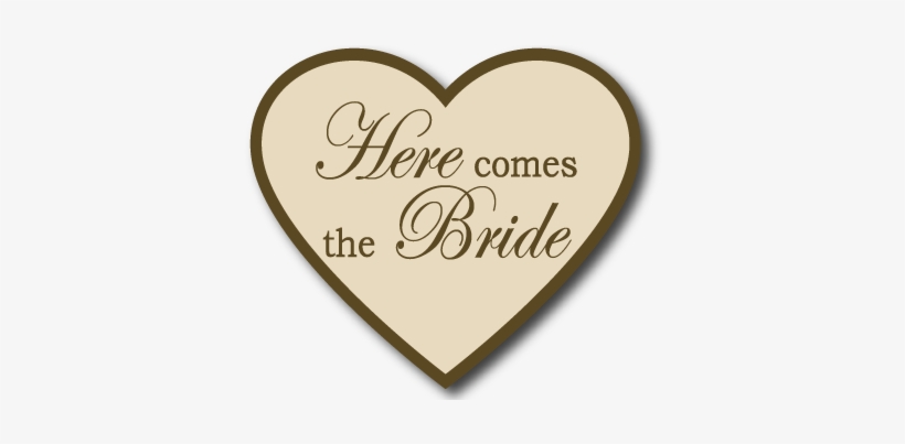 Wedding Sign Beige Heart - Beige Heart, transparent png download