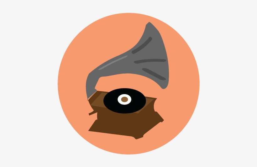 Gramophone Clipart Invention - Illustration, transparent png download
