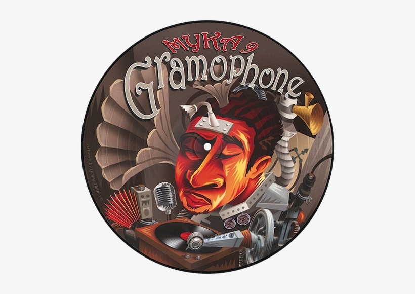 Myka 9 - Gramophone - Myka 9 / Gramophone, transparent png download
