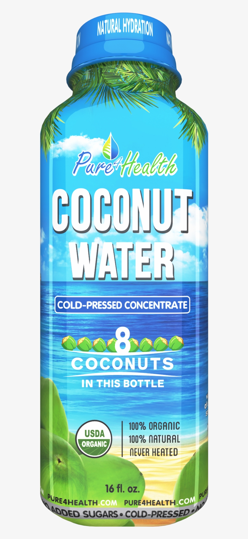 Tree - Pure4health Coconut Water, transparent png download