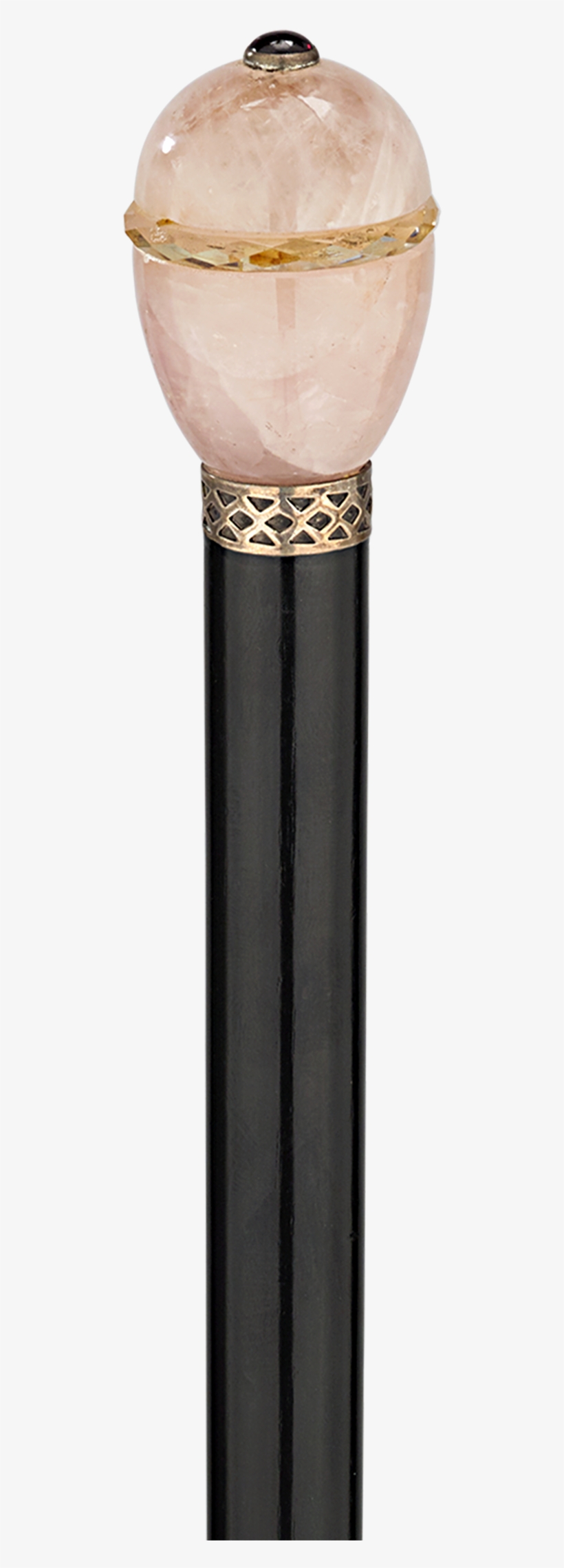 Quartz And Garnet Cane - Crystal, transparent png download