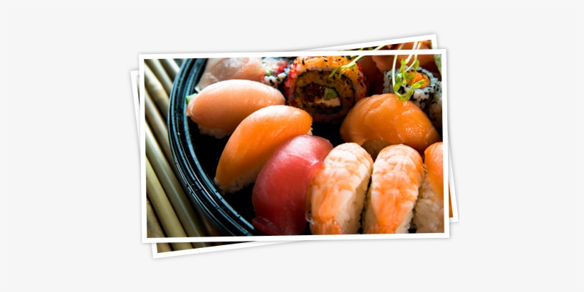 Japanese Food - Poster: Assortment Of Traditional Japanese Sushi On, transparent png download
