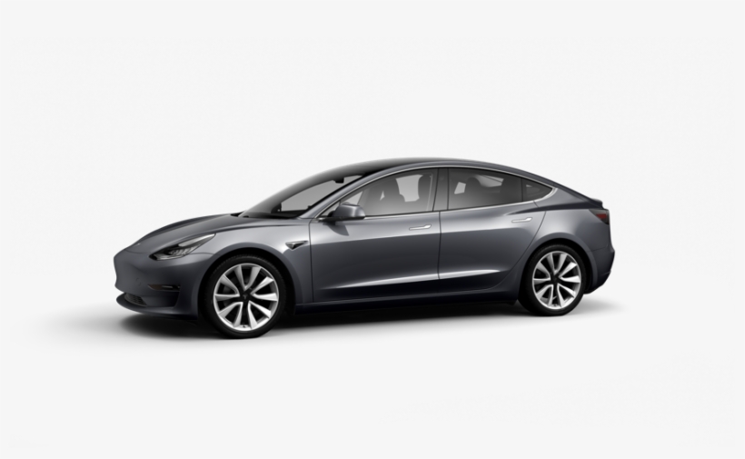 The 2018 Tesla Model 3 Earned A Five-star Rating From - Model 3 Tesla Models, transparent png download