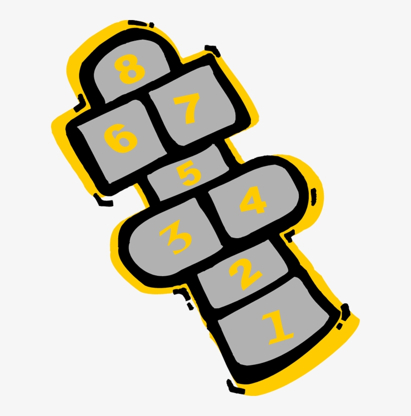 When I Was A Kid, I Loved Hopscotch - Ich Würde Vielmehr Hopfen Schottische 2 Spielen Karte, transparent png download