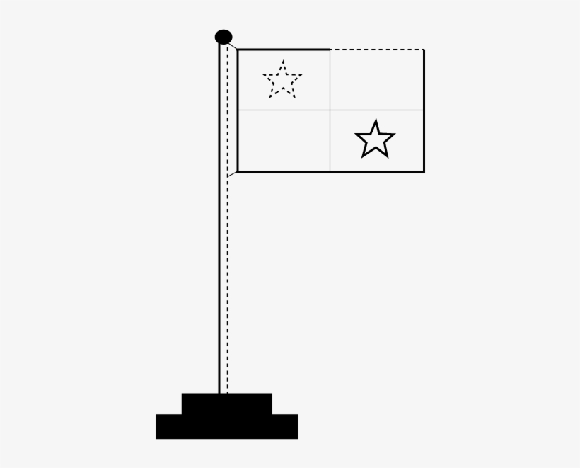 Figura De Una Bandera Panameña - Diagram, transparent png download